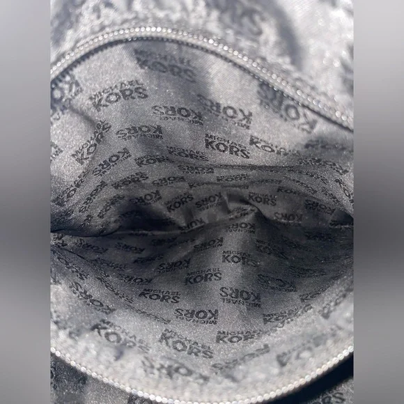 Michael Kors Black Pebbled Leather Backpack - Picture 12 of 14